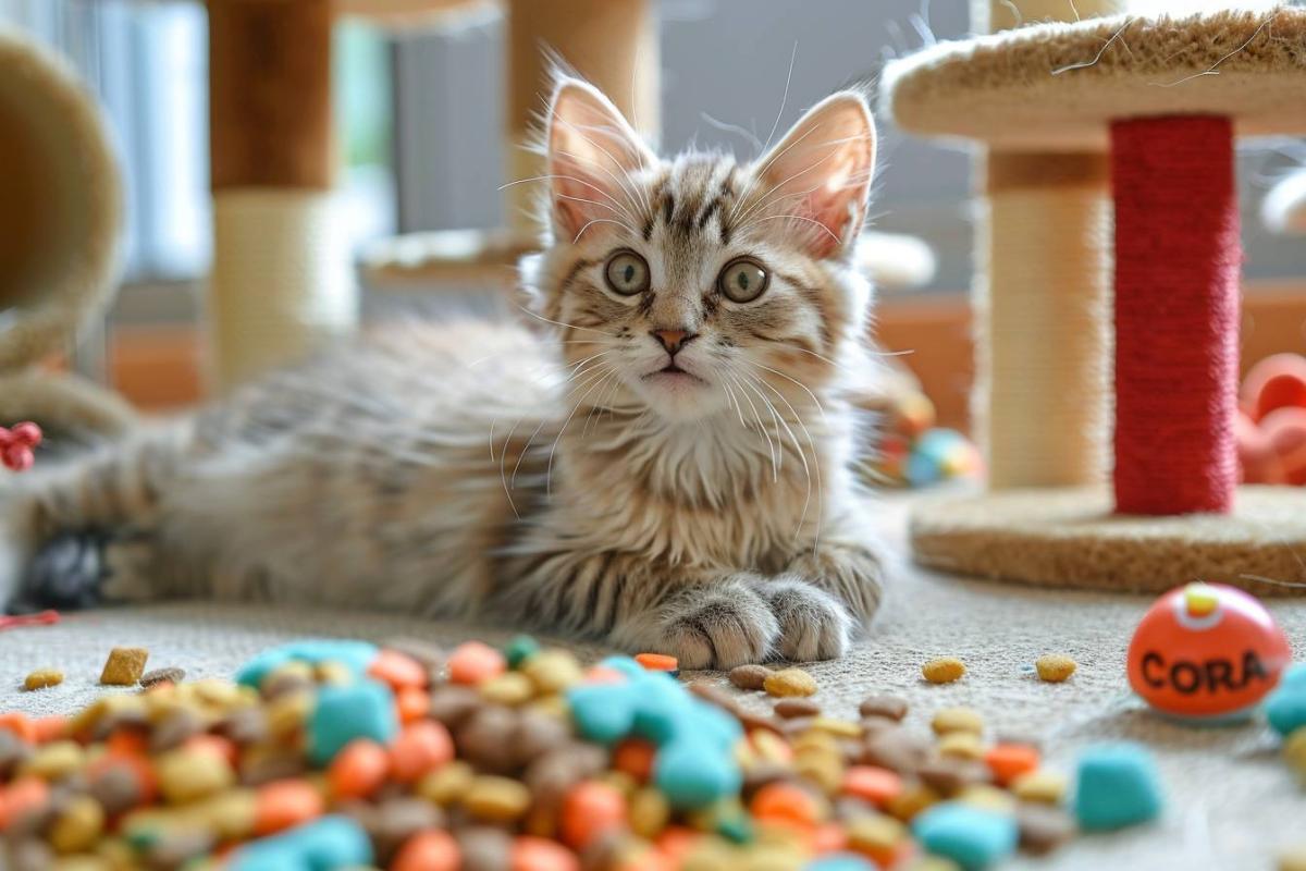 Rappel des croquettes chat Cora thon-saumon 4 kg : informations importantes pour les propriétaires