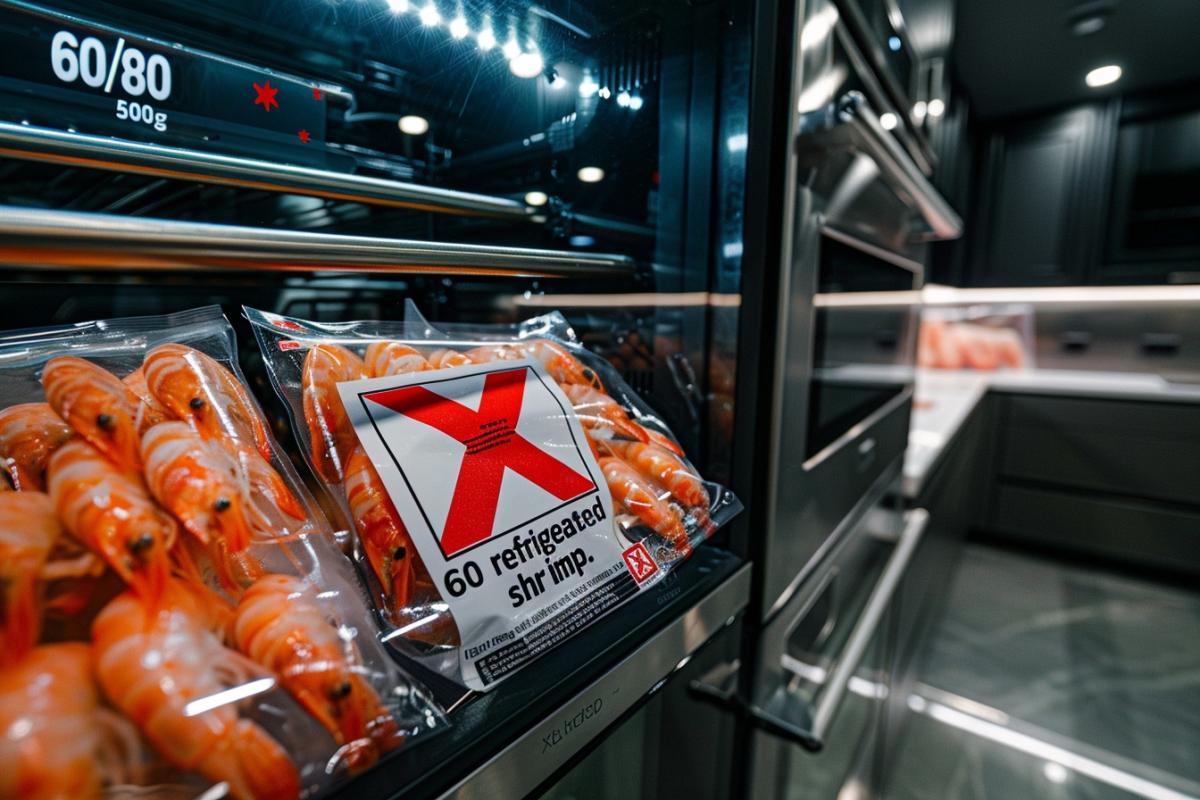 Rappel de crevettes 60/80 500g réfrigérées : risque pour les consommateurs