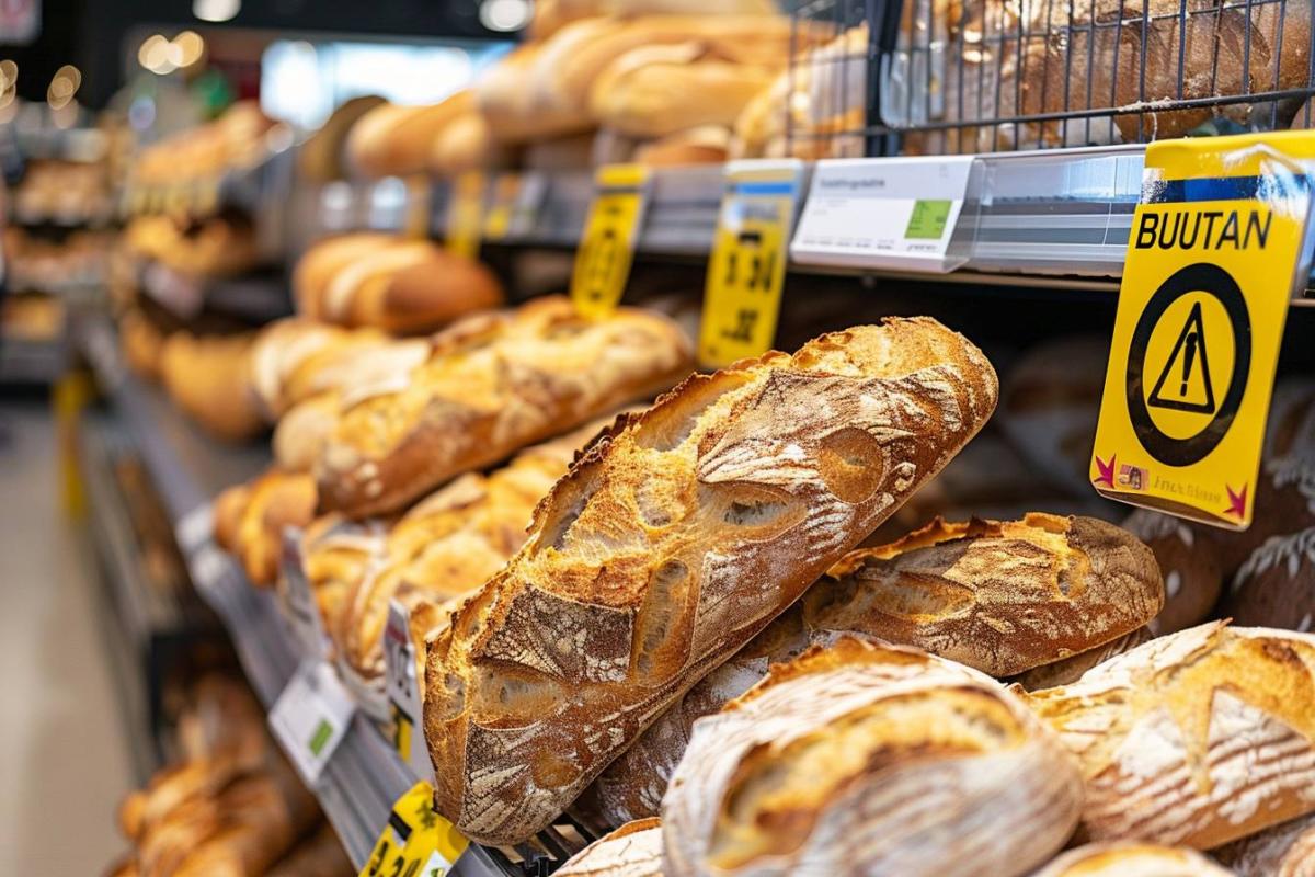 Rappel de pains et baguettes AUCHAN : alerte consommateurs sur les produits de rayon boulangerie