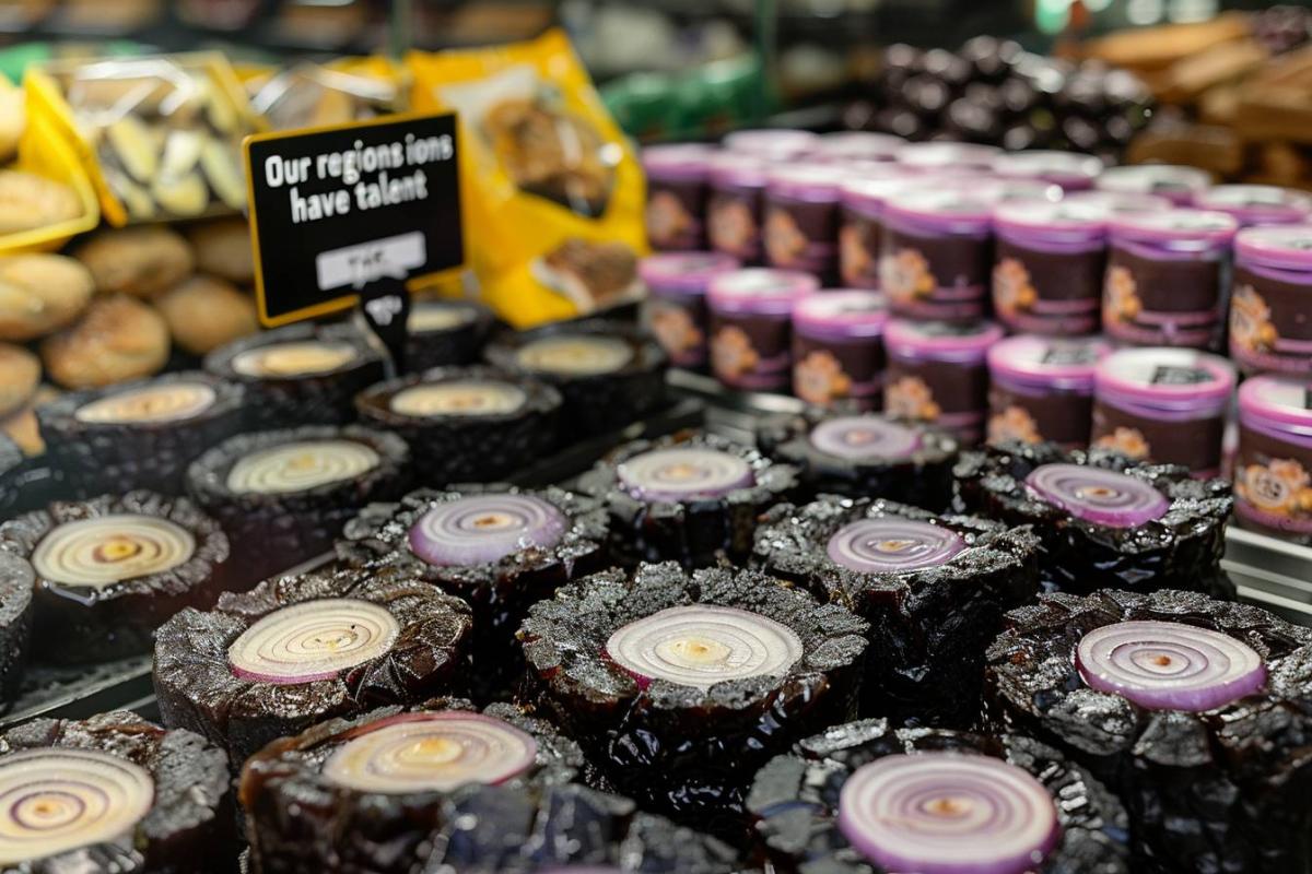 Rappel produit : boudin noir sarthois aux oignons "Nos régions ont du talent" vendu au rayon coupe