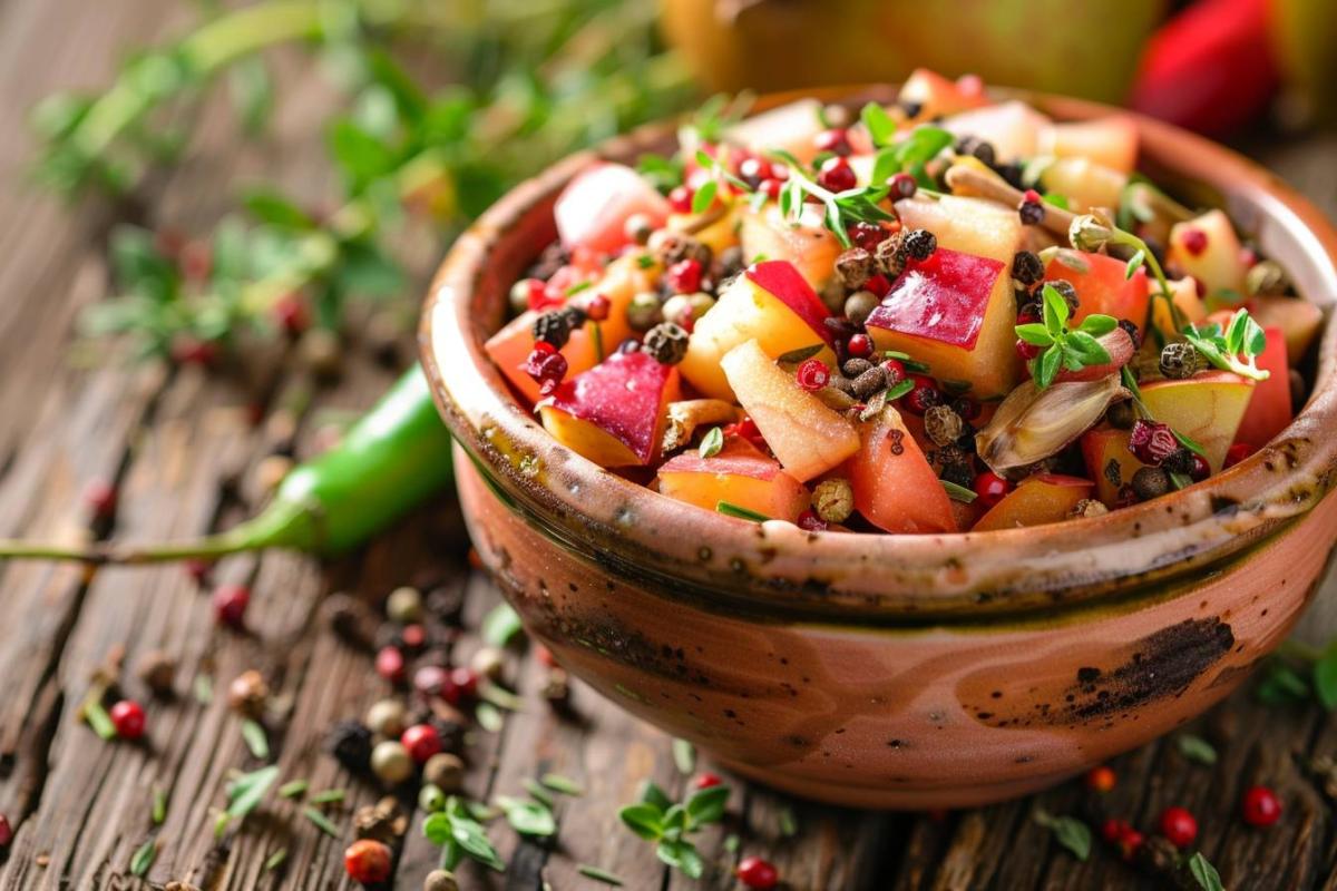 Rappel produit : Mélange d'épices LES CREATIONS avec poire, coriandre, maniguette et poivron vert