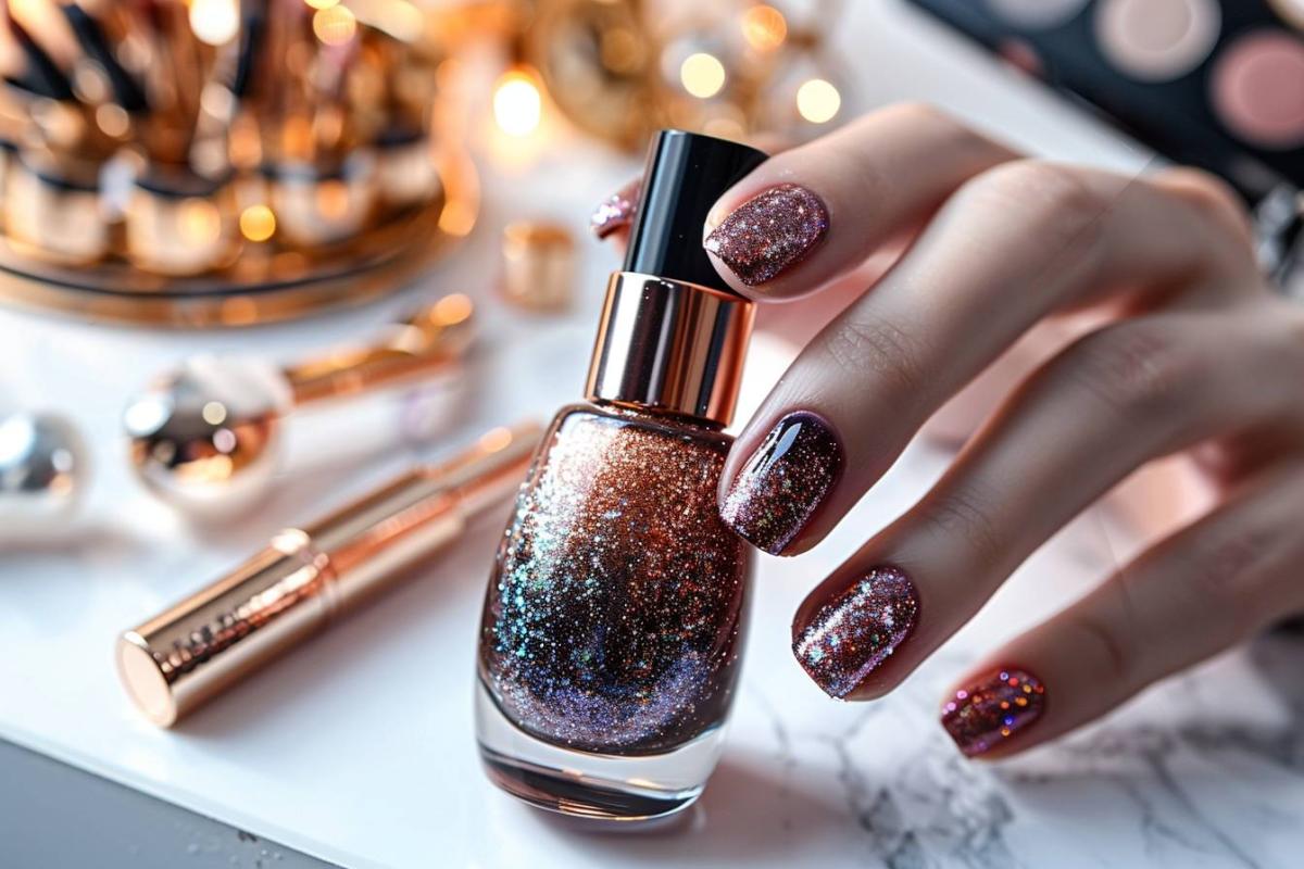 Rappel produit : vernis à ongles gel brillant effet yeux de chat sans marque - 7,5 ml avec paillettes