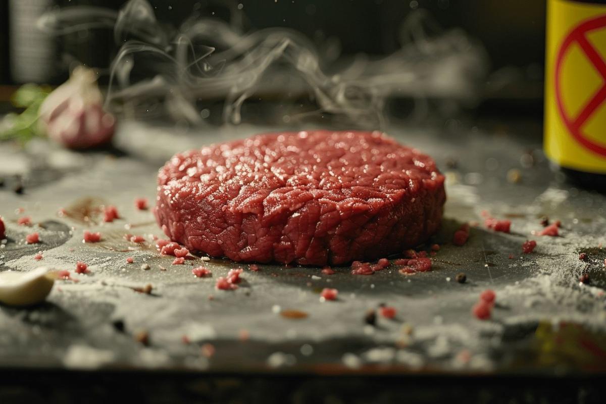 Rappel de steak haché sans marque : alerte consommateur sur les risques sanitaires potentiels