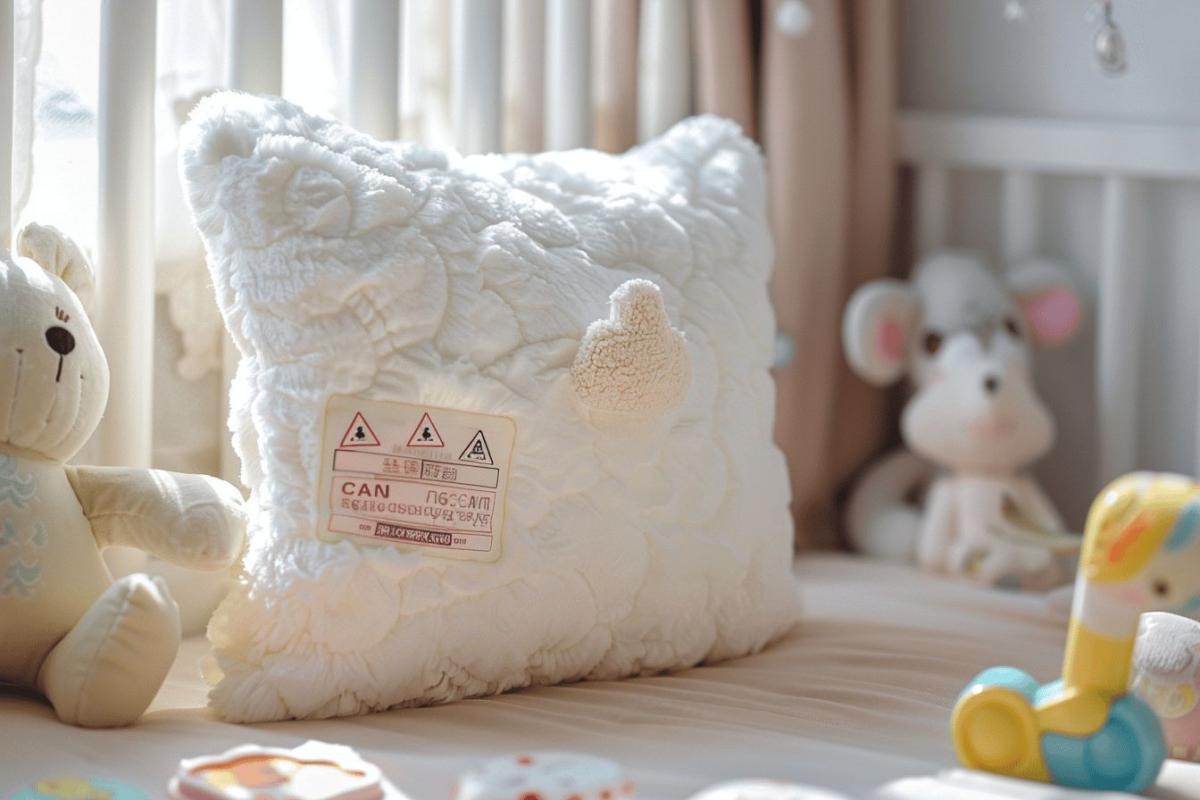 Rappel urgent : oreiller pour bébé présentant des risques d'étouffement - mesures de sécurité conseillées