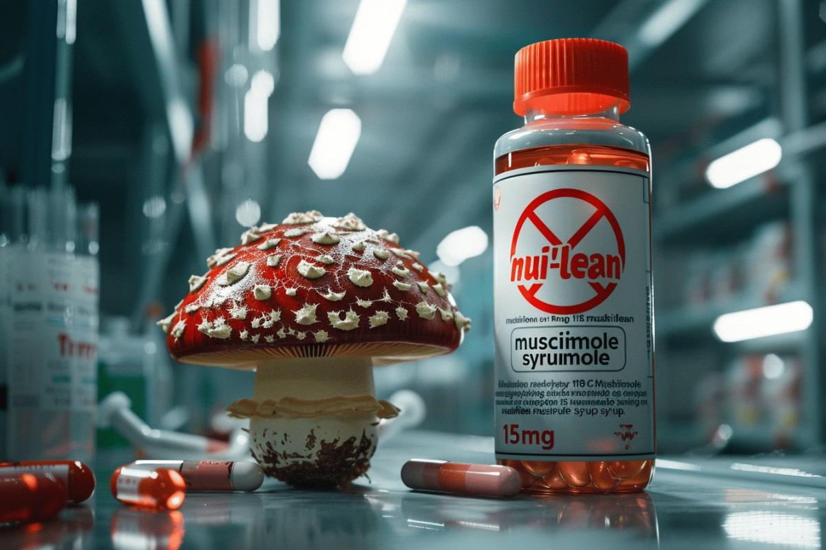 Rappel urgent : sirop Muscimole 15mg Mushi'Lean 69ml - Danger pour la santé des consommateurs