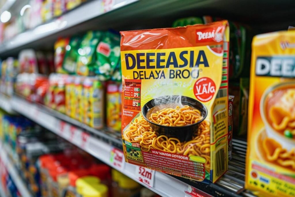 Rappel consommateur : nouilles au curry Delasia retirées de la vente pour risque sanitaire